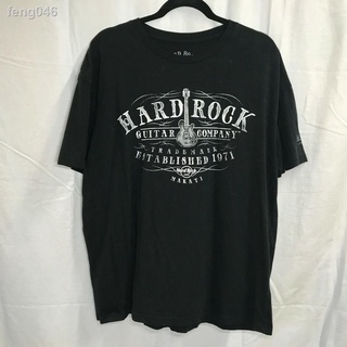 ✎Hard Rock Guitar Company Makati Philippines Cafe Black Mensshirtneck Short Sleeve Top Casual Loose Fashion Print