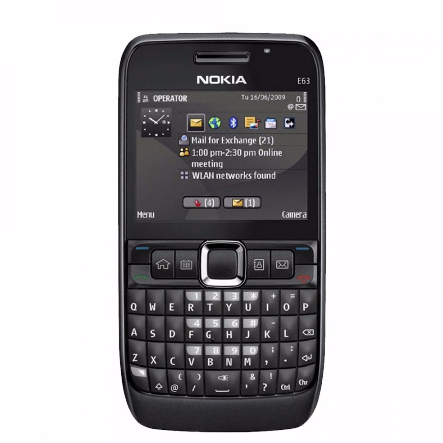 โทรศัพท์มือถือโนเกียปุ่มกด-nokia-e63-สีดำ-3g-4g-รุ่นใหม่2020