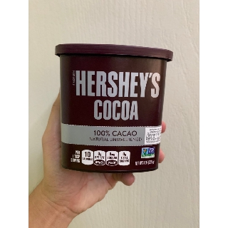 ❤️ไม่แท้คืนเงิน❤️ Hersheys Cocoa Powder 226g. เฮอร์ชี่ส์โกโก้ผง 100% ไม่มีน้ำตาล ใช้เป็นส่วนผสมทำขนม หรือผงโกโก้เข้มข้น