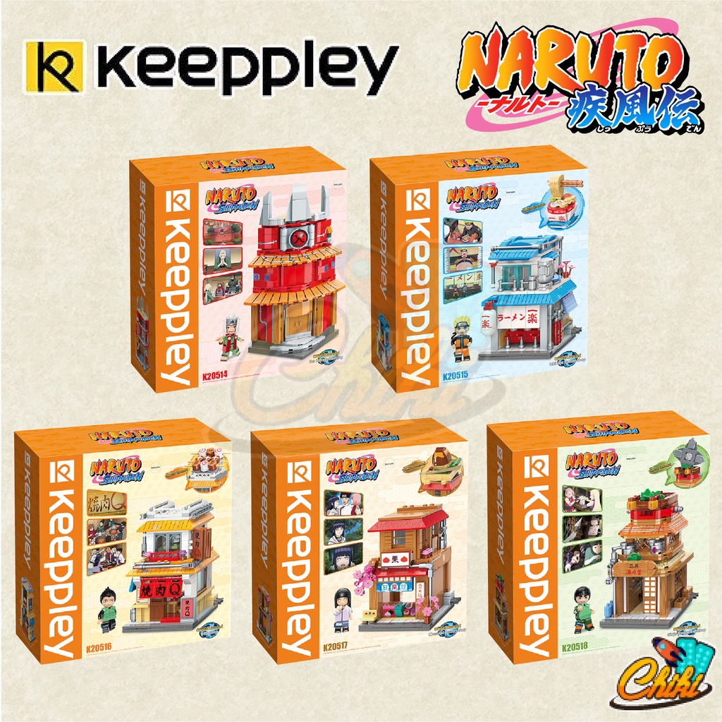 ชุดตัวต่อ-keeppley-k20514-k20518-หมู่บ้านโคโนฮะ-งาคุเระ-งานลิขสิทธ์เเท้-ของแท้