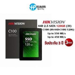 Hikvision SSD 2.5 SATA 120.GB (3Y) Hikvision C100 (HS-SSD-C100/120G)ประกัน 5ปี