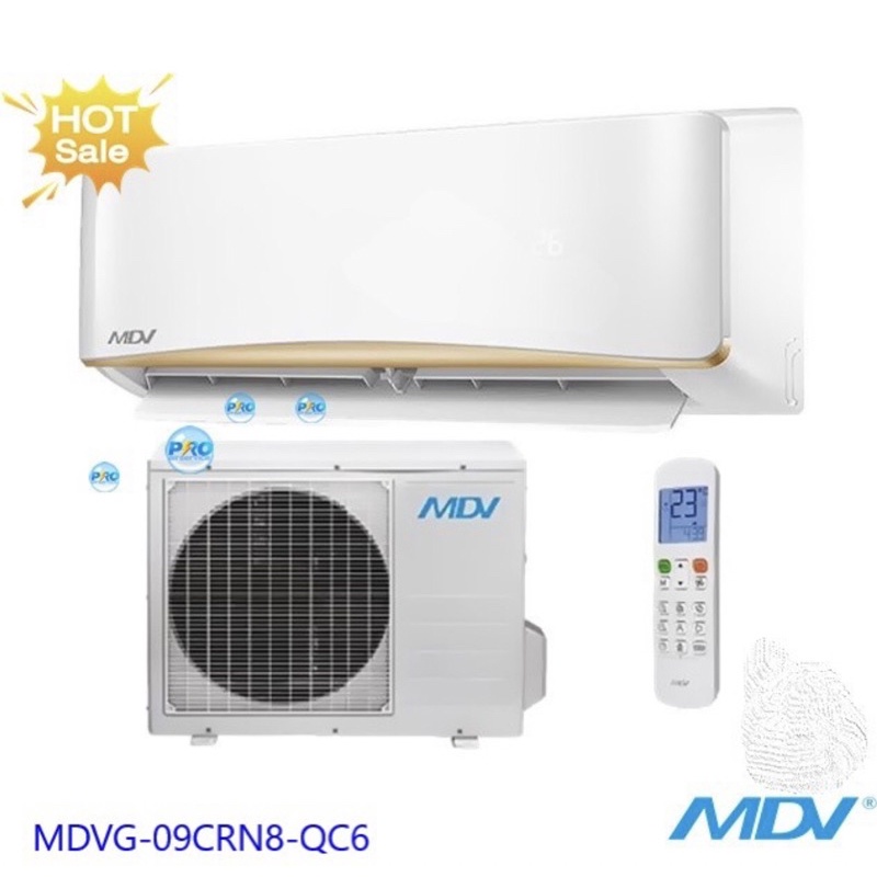 MDVG-09 CRN8-QC6 9000BTU FIXED SPEED / MDVS-18CRDN8-QC6/MDVOB30-17CDN8 ...