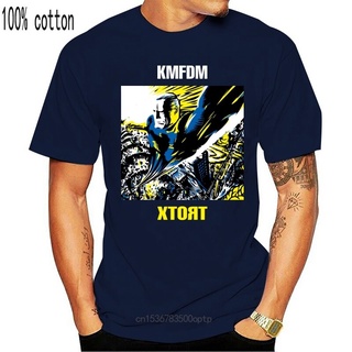 เสื้อยืดผ้าฝ้าย พิมพ์ลาย KMFDM XTORT BLACK KJoail69CLomff69 สําหรับผู้ชายสามารถปรับแต่งได้