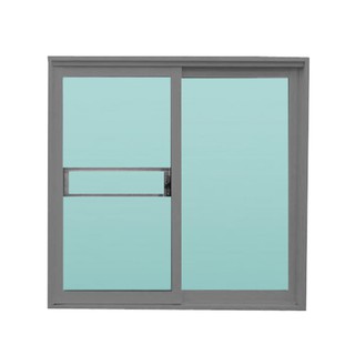 Aluminum window ALUMINUM SLIDING WINDOW S-S ONE STOP F8 120X110CM GRAY Sash window Door window หน้าต่างอลูมิเนียม หน้าต่
