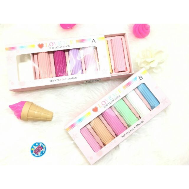 new-3ce-love-matte-lip-stick-ใหม่จาก3ce-งานพรีเมี่ยม