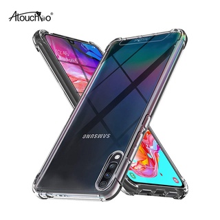 Case Samsung Galaxy A70 เคสKingkong Atouchbo งานแท้ 100% เคสใสกันกระแทก ขอบนิ่ม-หลังแข็ง ส่งจากไทย