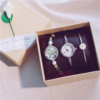 นาฬิกาข้อมือ Casio นาฬิกาสมาทวอช （ขายร้อน）✿❈Retro สร้อยข้อมือโรมันนาฬิกานักเรียนหญิงเวอร์ชั่นเกาหลีของอารมณ์ที่เรียบง