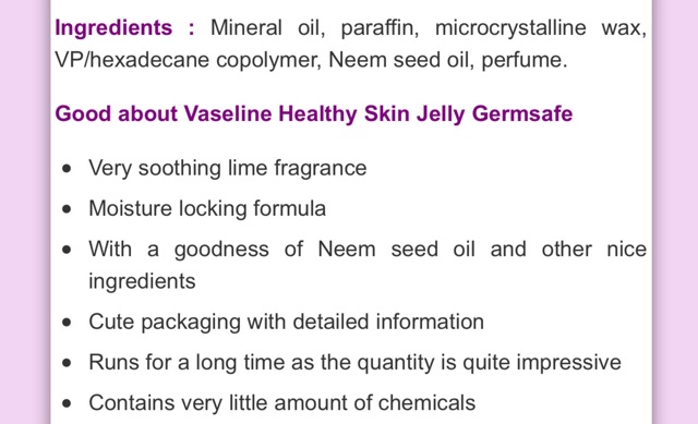 vaseline-petroleum-jelly-germ-safe-99-99-วาสลีน-ปิโตเลี่ยมเจลลี่-สูตรปราศจากเชื้อโรค-ใช้กับผู้ที่มีผิวบอบบางแพ้ง่าย