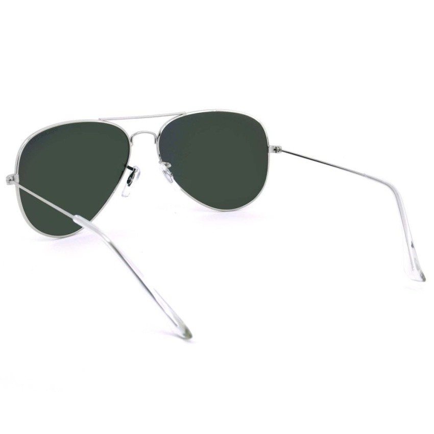 polarized-แว่นกันแดด-แฟชั่น-รุ่น-3026-สีเงินเลนล์ปรอททอง-เลนส์โพลาไรซ์