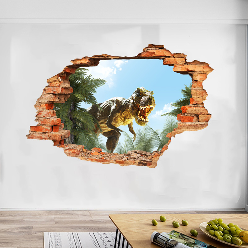 zooyoo-3d-broken-wall-dinosaur-สติ๊กเกอร์ติดผนังสติ๊กเกอร์ติดผนังห้องเด็กสติกเกอร์-สติ๊กเกอร์ติดผนัง-สติกเกอร์-สติ๊กเกอร์-สติกเกอร์ติดผนัง