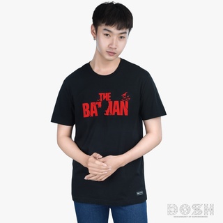 DOSH MENS T-SHIRTS BATMAN 2022 เสื้อยืดคอกลม แขนสั้น ผู้ชาย DBMT5268-BL