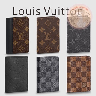 Shopee ลดกระหน่ำ🔥ของแท้100% 🎁Louis Vuitton Brand New Pocket Wallet