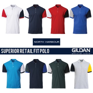 North HARBOUR Superior Retail Fit Murphy Polo - Sapphire / Navy / Forest Green / Sport Grey / Royal / White NHB2300