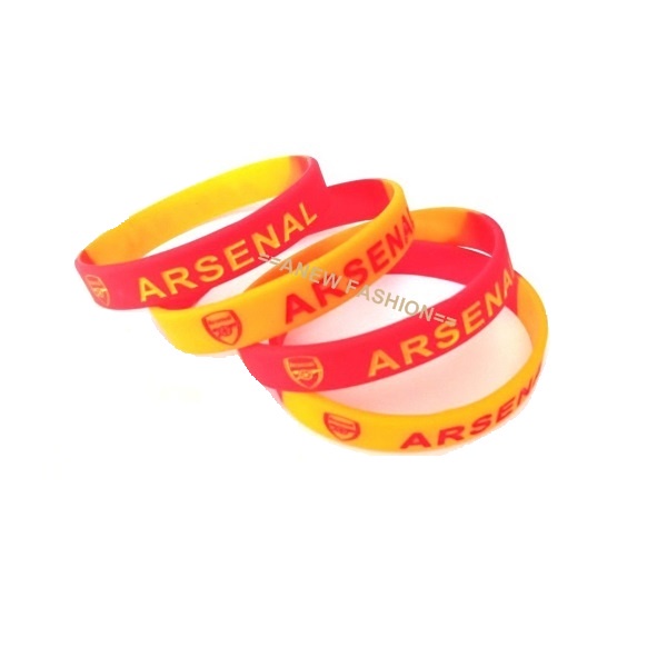 แฟชั่นริสแบนด์ฟุตบอลทีมสโมสร-wristband-football-team