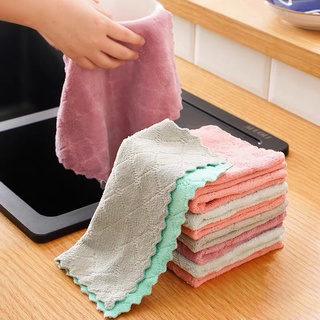 ผ้าเช็ดจาน ผ้าเช็ดโต๊ะ เช็ดมือ ทำความสะอาด อเนกประสงค์