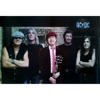 โปสเตอร์ รูปถ่าย วง ดนตรี เอซี/ดีซี AC/DC POSTER 24”x35” Inch Australian Hard Rock Blues Music