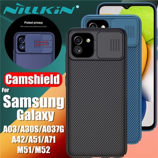 NILLKIN เคส Samsung Galaxy A03S A037G A51 A71 M54 M52 รุ่น CamShield Case