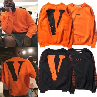 เสื้อสเวตเตอร์ Vlone x Off-white New Collection สตรีทแฟชั่น สวยมากๆ [ของหายาก]