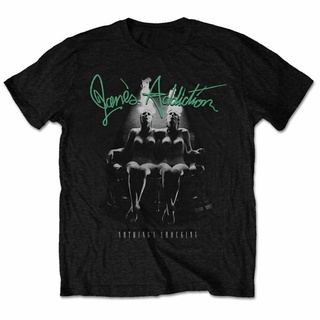 เสื้อยืดผ้าฝ้ายพิมพ์ลายคลาสสิก เสื้อยืด ลาย JANES ADDICTION