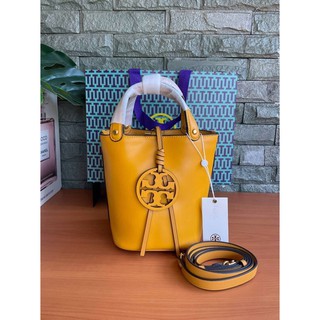 TORY BURCH LEATHER BUCKET BAG MILLER MINI BAG