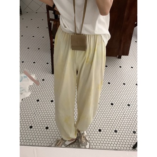 cpjgirlxx | Banana Split Jogging Pants [11.11] กางเกงเอวยืดลายมัดย้อม