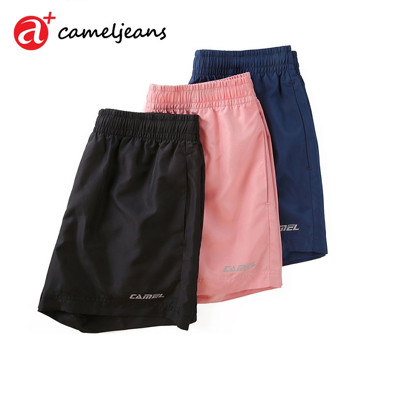 cameljeans-กางเกงขาสั้นหญิง-กางเกงกีฬา-ทรงหลวม