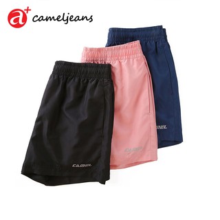 Cameljeans กางเกงขาสั้นหญิง กางเกงกีฬา ทรงหลวม