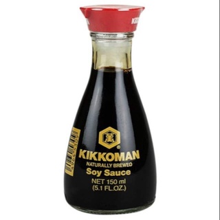 ซอสถั่วเหลือง KIKKOMAN SOY SAUCE 150 ml.