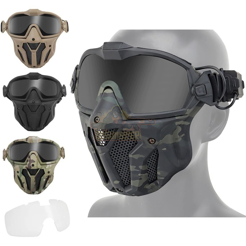 หน้ากากพัดลม Tactical ANTIFOG Mask Shopee Thailand