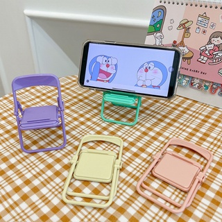 สำหรับโทรศัพท์ Griptok Popsocket Macaron สีทึบสร้างสรรค์น่ารักสตูลขนาดเล็กที่วางขาตั้ง
