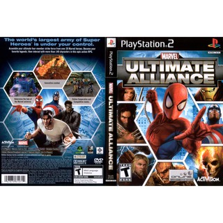 แผ่นเกมส์ PS2 (รับประกัน) Marvel Ultimate Alliance