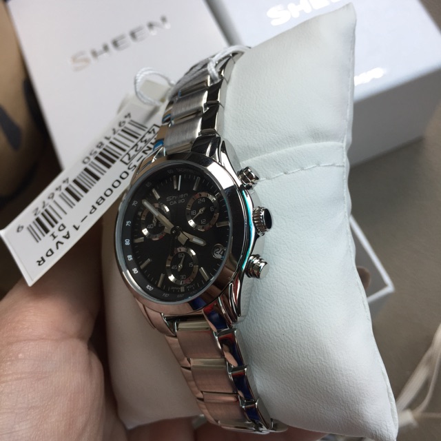 นาฬิกาข้อมือ-casio-sheen-chronograph-รุ่น-shn-5000bp-1av-นาฬิกาข้อมือผู้หญิง