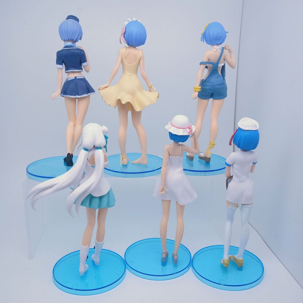 allgoods-birthday-present-re-life-in-a-different-world-from-zero-6pcs-set-rem-swimsuit-figure-rem-action-figure-christmas-gift-girl-figure-figure-toys-model-toy-collection-pvc-rem-anime-figure