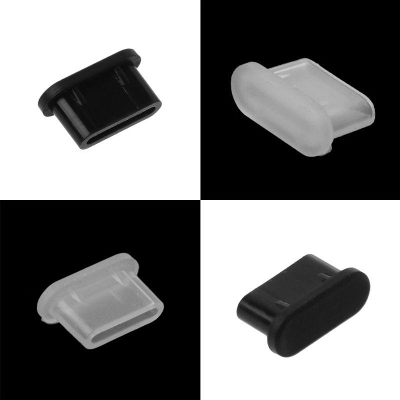 ❀CRE 5PCS Type-C Dust Plug USB Charging Port Protector Silicone Cover for Smart Phone Accessories