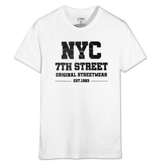 เสื้อยืดอินเทรนด์ผู้ชายอินเทรนด์ผู้หญิง7th Street (Basic) เสื้อยืด รุ่น MOG001S-3XL