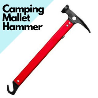 ภาพหน้าปกสินค้าค้อนตอกสมอบก พร้อมจอบหงอน และตะขอถอนสมอบก Camping Mallet Hammer ที่เกี่ยวข้อง