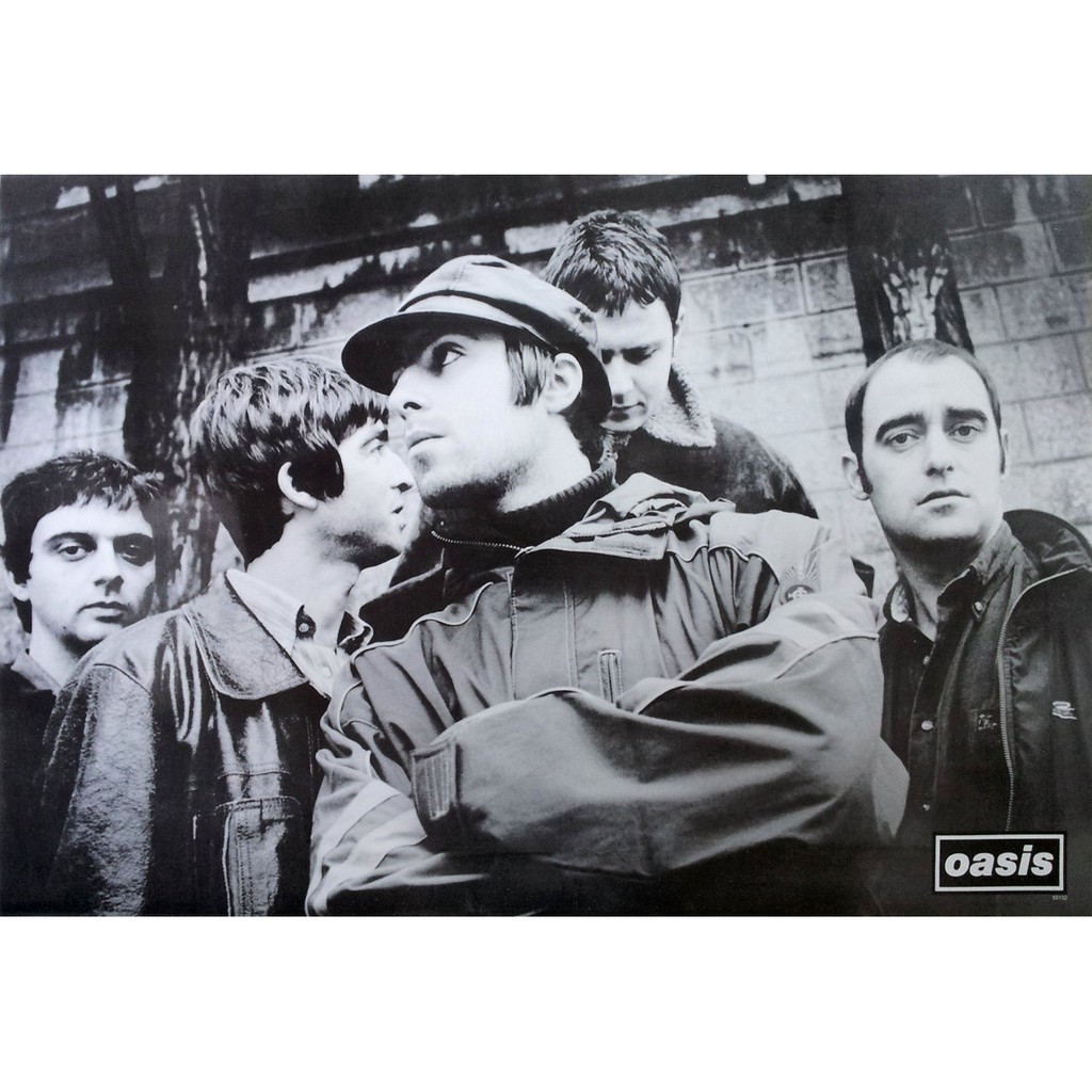 โปสเตอร์-รูปถ่าย-วง-ดนตรี-ร็อก-โอเอซิส-oasis-1991-2009-poster-24-x35-inch-english-rock-britpop-v2