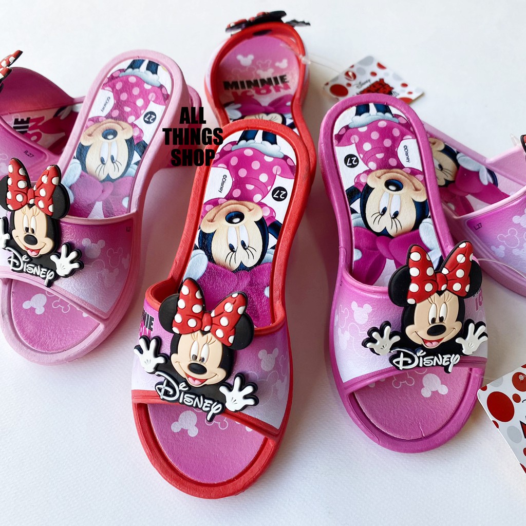 kenta-fz661-mn-518-รองเท้าแตะเด็กแบบสวม-frozen-amp-minnie-mouse
