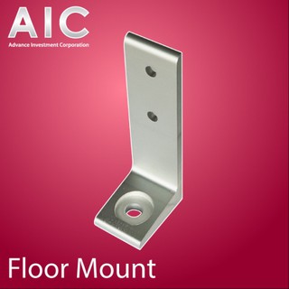 Floor Mount 30 mm ฉากยึด อลูมิเนียมโปรไฟล์ กับพื้น / ขายึด @ AIC
