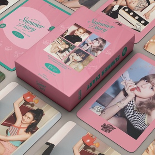 54ชิ้น/กล่อง Blackpink Photocards 2021 Summer อัลบั้มโปสการ์ด Lomo สําหรับติดตกแต่งไดอารี่โปสการ์ด