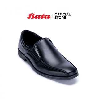 Bata Comfit บาจา รองเท้าคัทชูเพื่อสุขภาพ ทางการ ใส่งทำงาน พิธีการ แบบสวม สำหรับผู้ชาย รุ่น Denese สีดำ 8516741