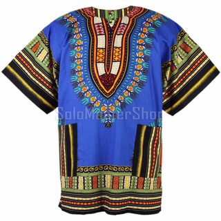Dashiki African Shirt Cotton Hiphop เสื้อจังโก้ เสื้ออินเดีย เสื้อแอฟริกา เสื้อฮิปฮอป เสื้อโบฮีเมียน ad07s2