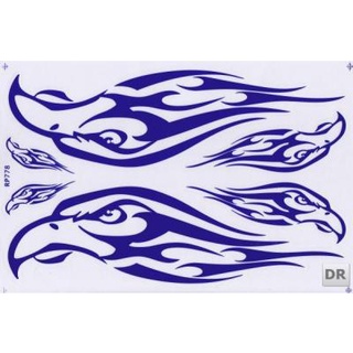 นกอินทรี สติกเกอร์อินทรี สติกเกอร์แต่งรถ ติดรถยนต์ รถมอเตอร์ไซค์ Eagle sticker Sponsor Racing Stickers Size:27 x 18cm