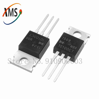 ชุดชิ้นส่วนอิเล็กทรอนิกส์ MBR10100CT PARA-220 MBR10100 TO220 10100CT 10 ชิ้น