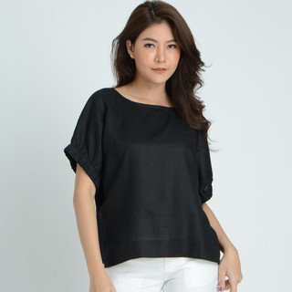 C&D เสื้อแขนสั้น LINEN BLOUSE (CL4ABL)