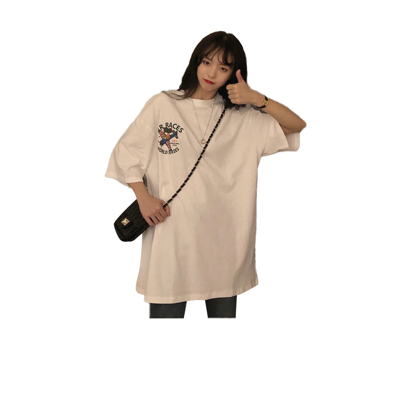 เสื้อยืด-oversize-ผ้าcotton-100-แฟชั่นสไตล์เกาหลี-t-shirt-โอเวอร์ไซส์-สกรีนลายสวยงาม-พร้อมส่ง