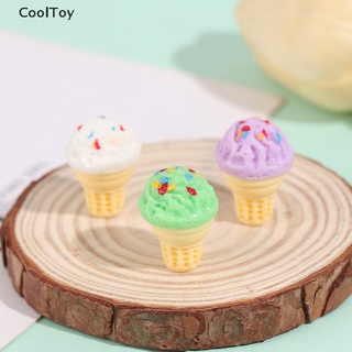 Cooltoy ไอศกรีม ขนมหวาน น้ําตาล เรซิ่น ขนาดเล็ก น่ารัก สําหรับบ้านตุ๊กตา 5 ชิ้น