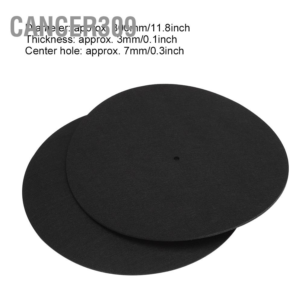 cancer309-แผ่นเสียงไวนิล-กันลื่น-12-นิ้ว-แบบเปลี่ยน-สําหรับเครื่องเล่นแผ่นเสียง-2-ชิ้น