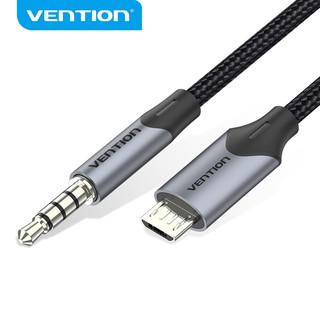 สินค้า VENTION สาย Micro USB Android ถึง 3.5 มม. สำหรับไมโครโฟนคาราโอเกะ 3.5 มม. สำหรับ Tiktok BDG