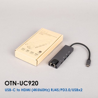 ONTEN Type-C To USB HDMI (4K@60Hz/RJ45/PD3.0/USB3.0
